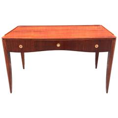 Soubrier, Elegant Palisander and Bronze Desk, Signed, circa 1930 6