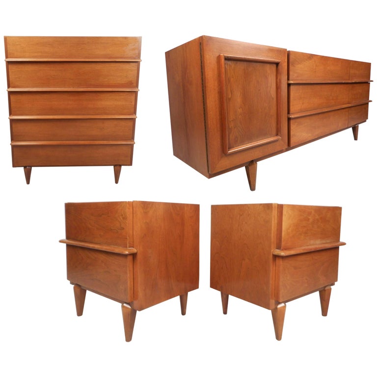 Impressive MidCentury Modern Bedroom Set by American of Martinsville