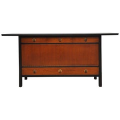 Dunbar Sideboard by Edward Wormley with Brass and Rosewood Pulls