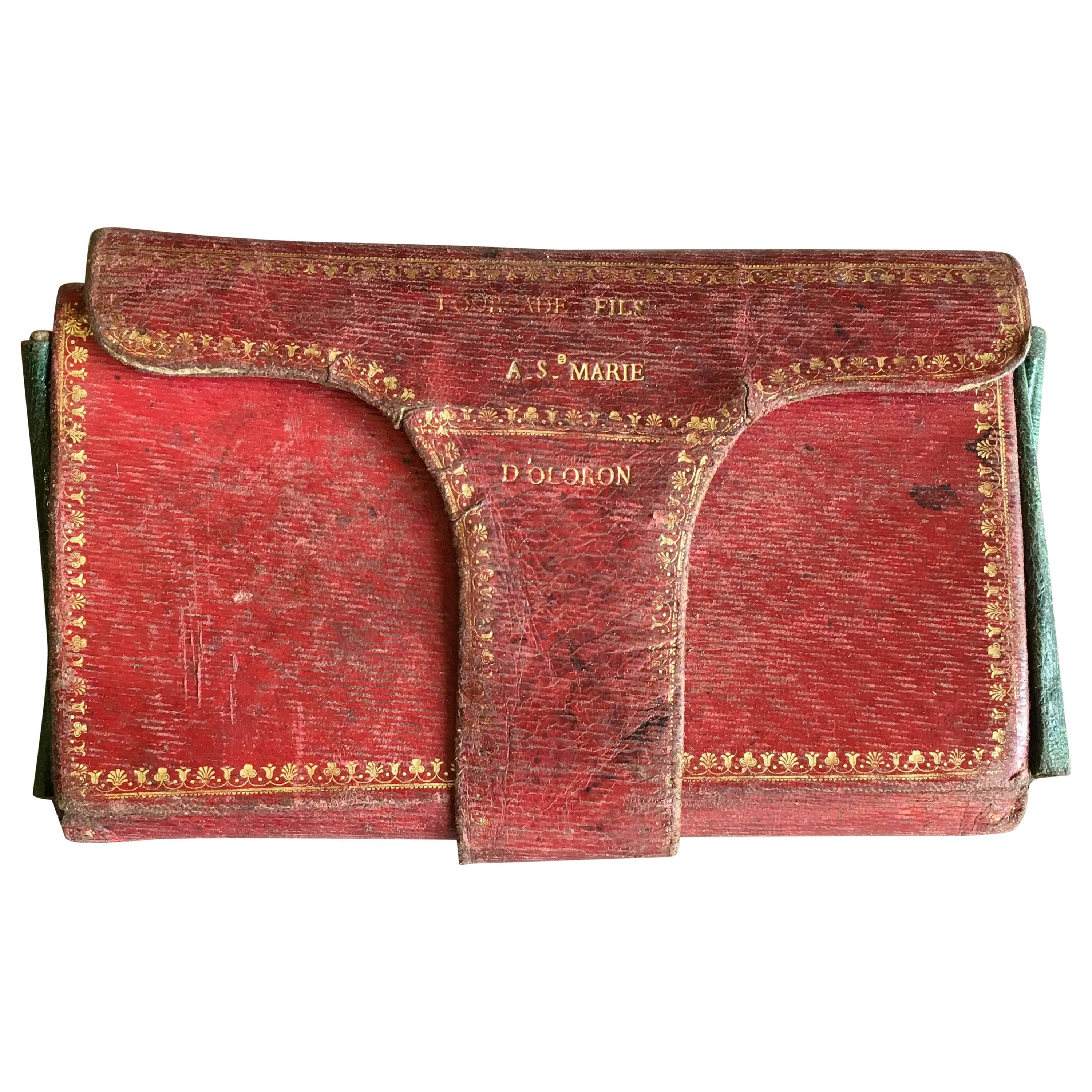 18th Century Leather Pouch