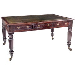 Antique Regency Partners Writing Table