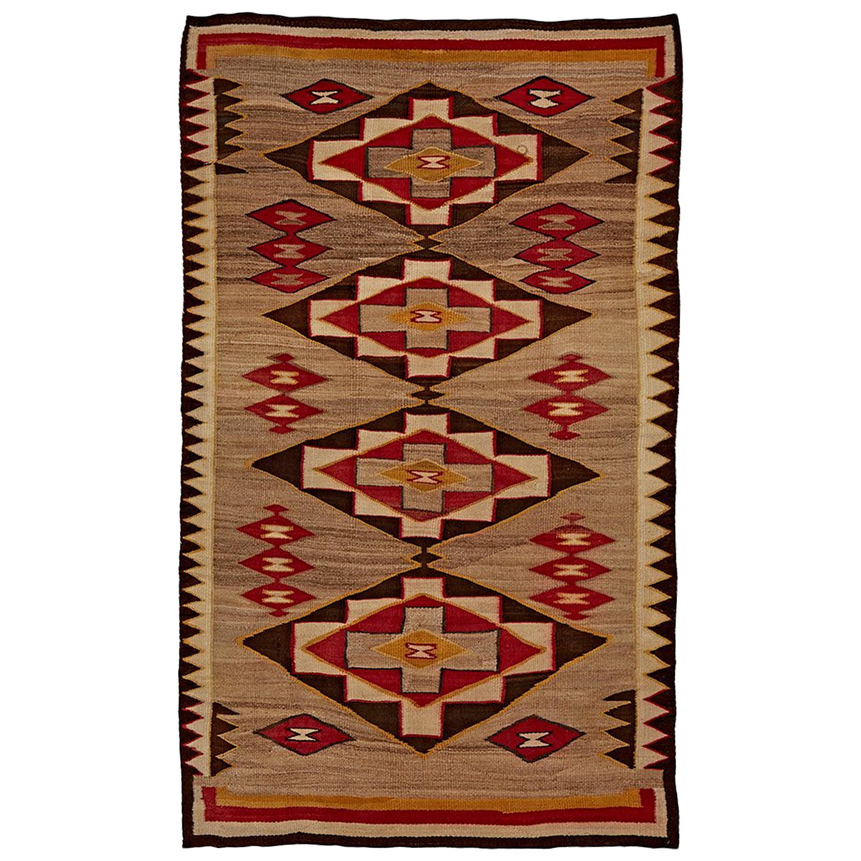 Exceptional Red Mesa Navajo Rug, circa 1930s