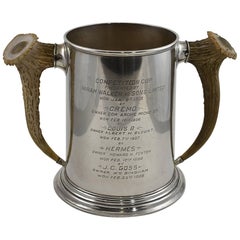 Used Sterling Silver Hiram Walker Competition Cup for Ice Yachting, 1905-1915