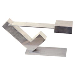 Sculpture abstraite en aluminium de Menashe Kadishman