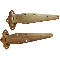 Monumental Brass Hinges, Dubois, NY