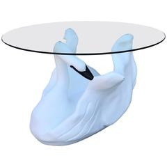 Stunning Swan Shaped Round Centre or Dining Table