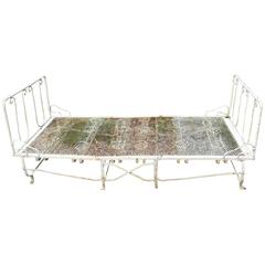 19th Century French Folding Campaign Bed