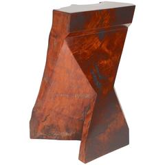 Rick Yoshimoto Asymmetrical Redwood Stool 3