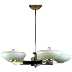 Five-Light Mid-Century Modern Bakelite Fixture