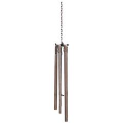 Mid-Century Modern Bronze Wind Chime After Walter Lamb