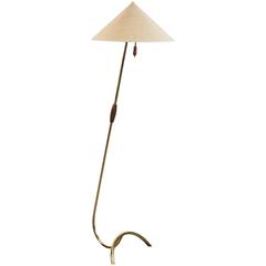 Brass Floor Lamp by Rupert Nikoll