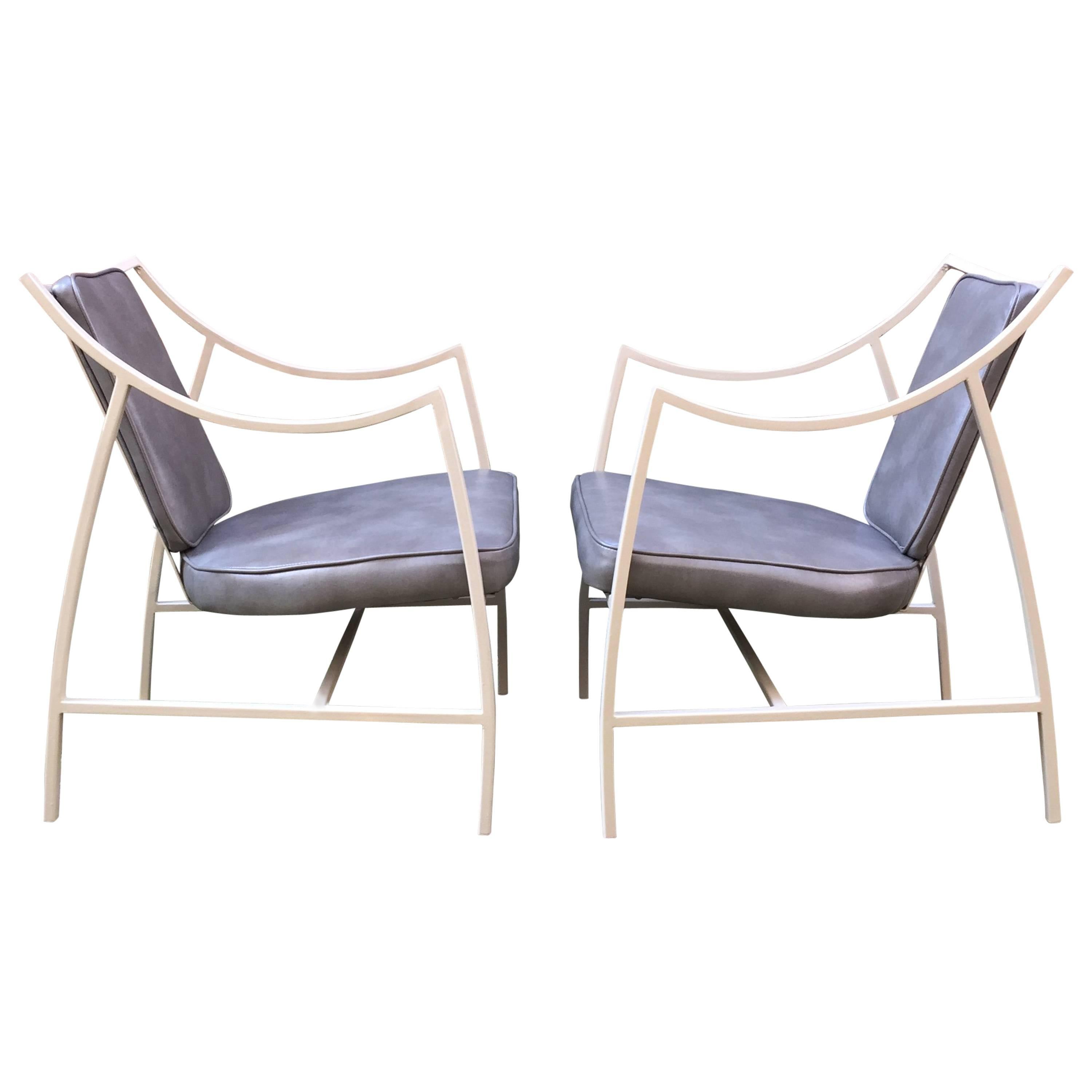 Kipp Stewart and Stewart MacDougall Vista Furniture Arm Chairs, Pair