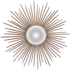 Fantastic Chaty Vallauris Sunburst Mirror, circa 1960