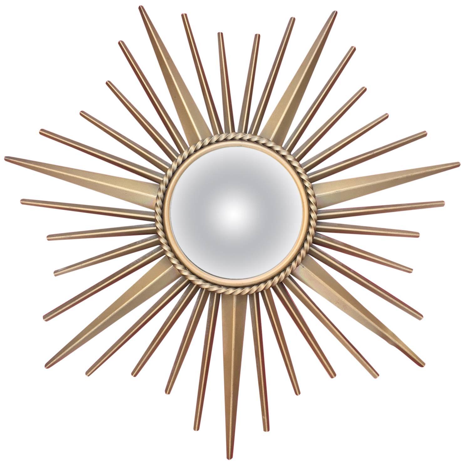 Chaty Vallauris Sunburst Mirror, circa 1960