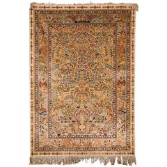 Silk Carpet Garden Fields with Birds