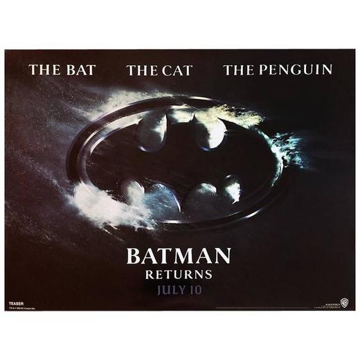 19K Batman Returns Begins Classic USA Movie Print Art Silk Poster