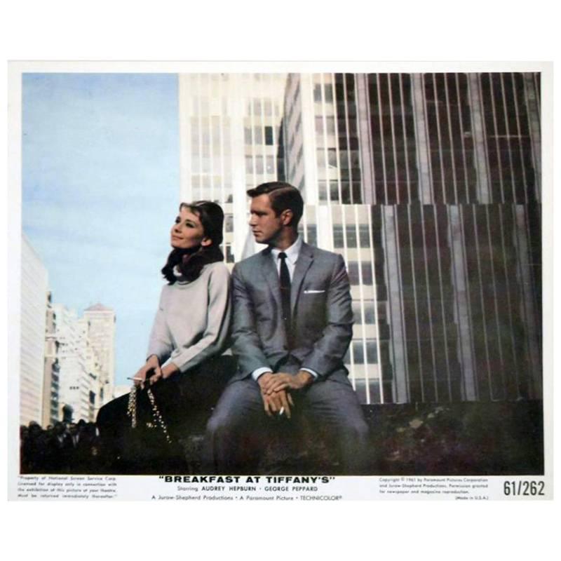 "Breakfast at Tiffany's" Film Poster, 1961 For Sale