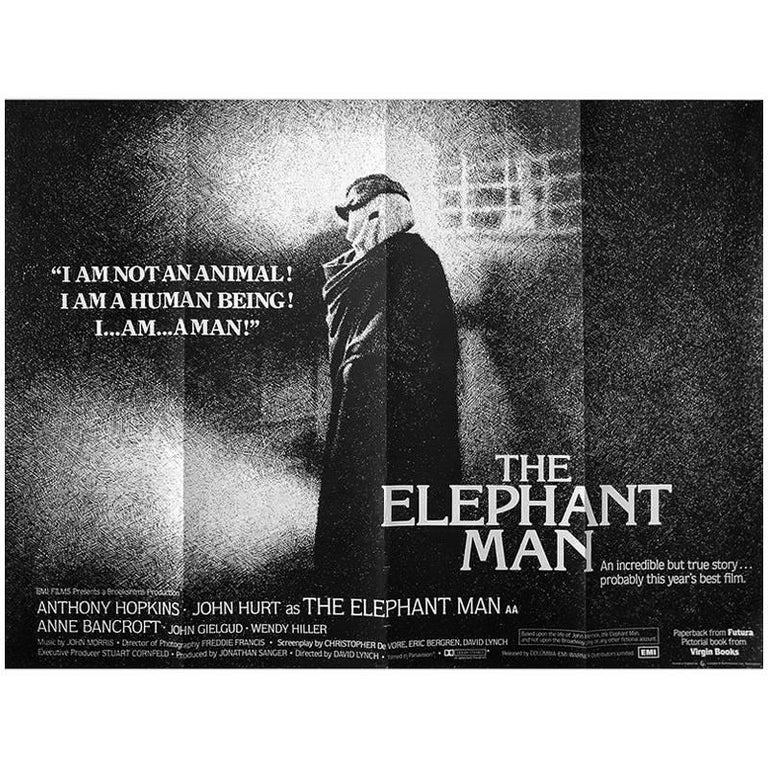 The Elephant Man Film Poster 1980 For Sale At 1stdibs