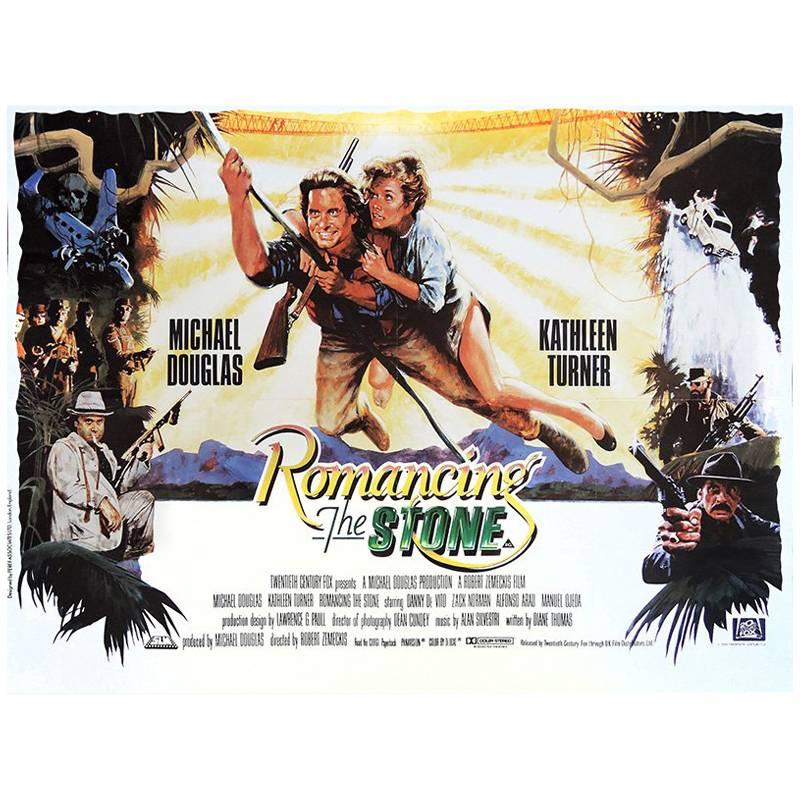 "Romancing The Stone" Film Poster, 1984 For Sale