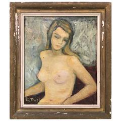 Emma Finsi Nude Painting, 1940 9