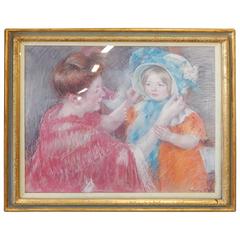 Framed 20th Century Lithograph of Mother and Child, Mary Cassatt