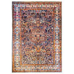 Fantastic Early 20th Century Bibikabad Rug 6