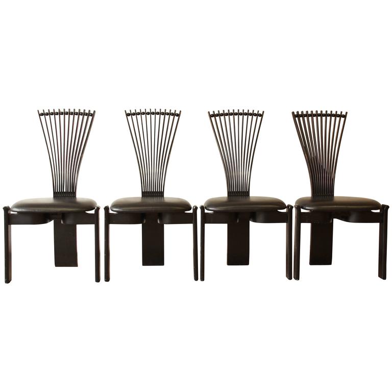 Scandinavian Modern TOTEM Chairs by Torstein Nilsen for Westnofa, Set of  Four at 1stDibs