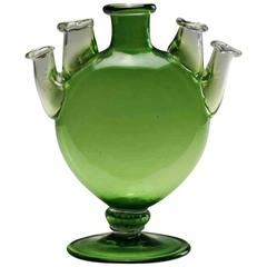 Rare Color 5 Spout Murano Vase by Napoleone Martinuzzi