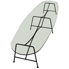 Incredible Long Surfboard Glass Top Coffee Table 9