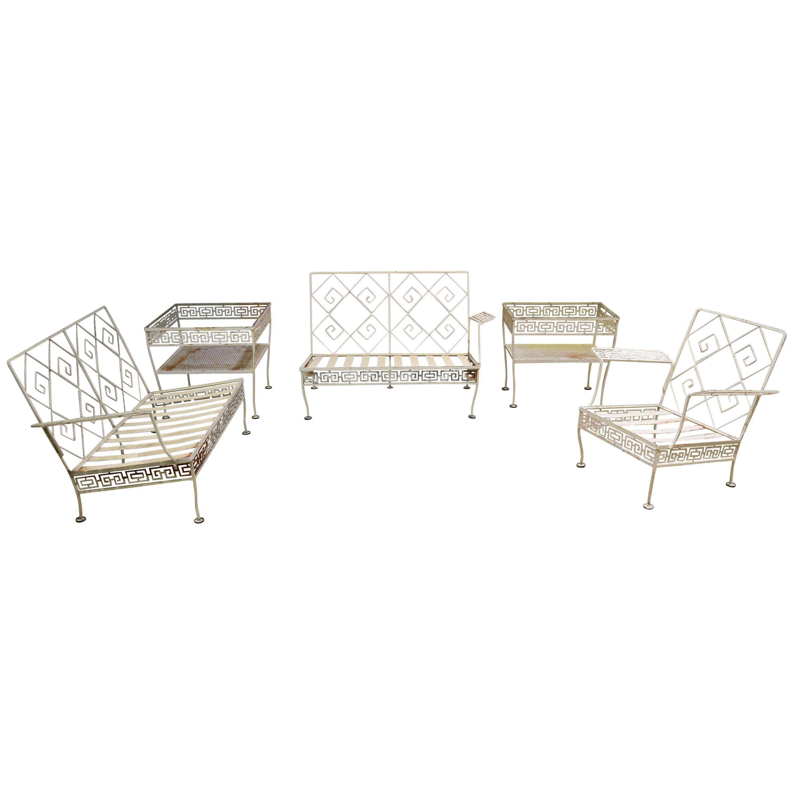 Meadowcraft "Athenian Group" Five-Piece Patio Set