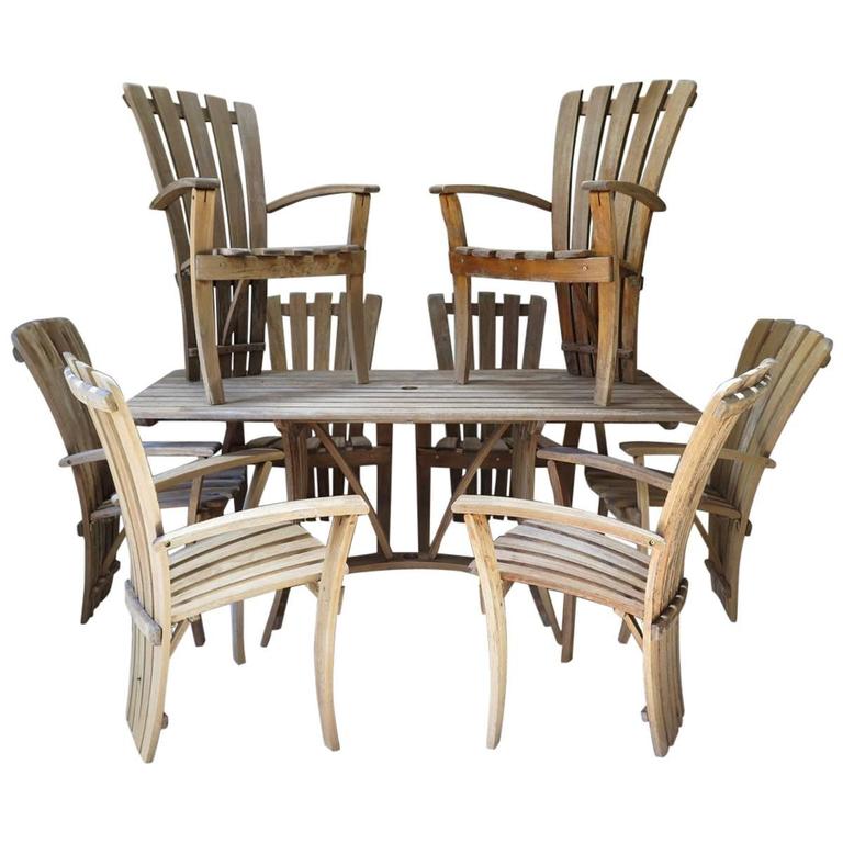 Outdoor Dining Set France Circa 1970s For At 1stdibs Outdoor Dining Set France Circa 1970s For