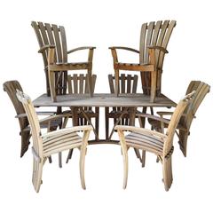 Outdoor Dining Set, France, circa 1970s 7