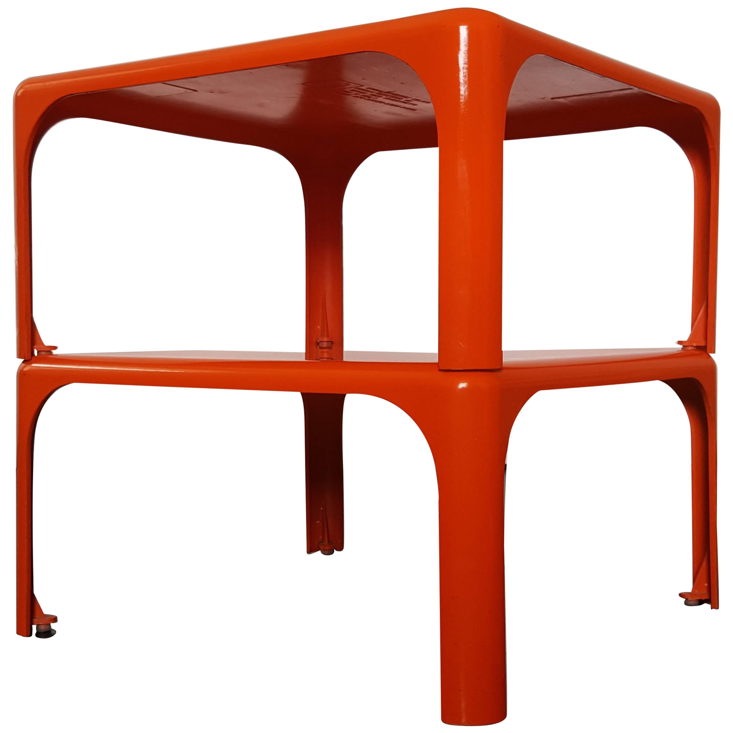 Pair of Demetrio 45 Stacking Side Tables by Vico Magistretti for Artemide