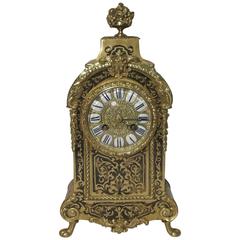 Antique French 19th Century Boulle Mantel Clock