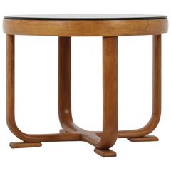1940s Art Deco Beech Bentwood Coffee Table