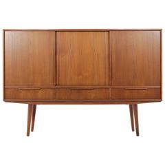 Danish Teak Highboard, 1960s