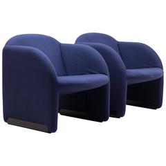 Pair of Ben Chairs Designed by Pierre Paulin for Artifort
