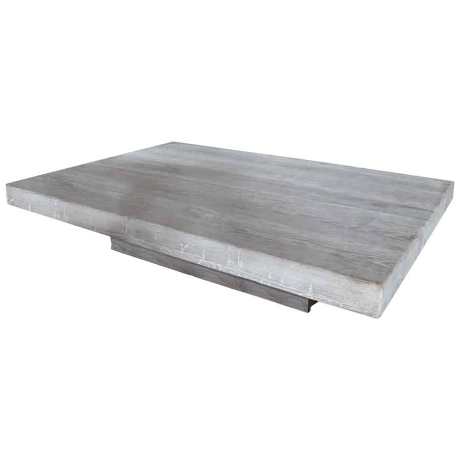 Andrianna Shamaris Signature St. Barts Teak Wood Coffee Table For Sale