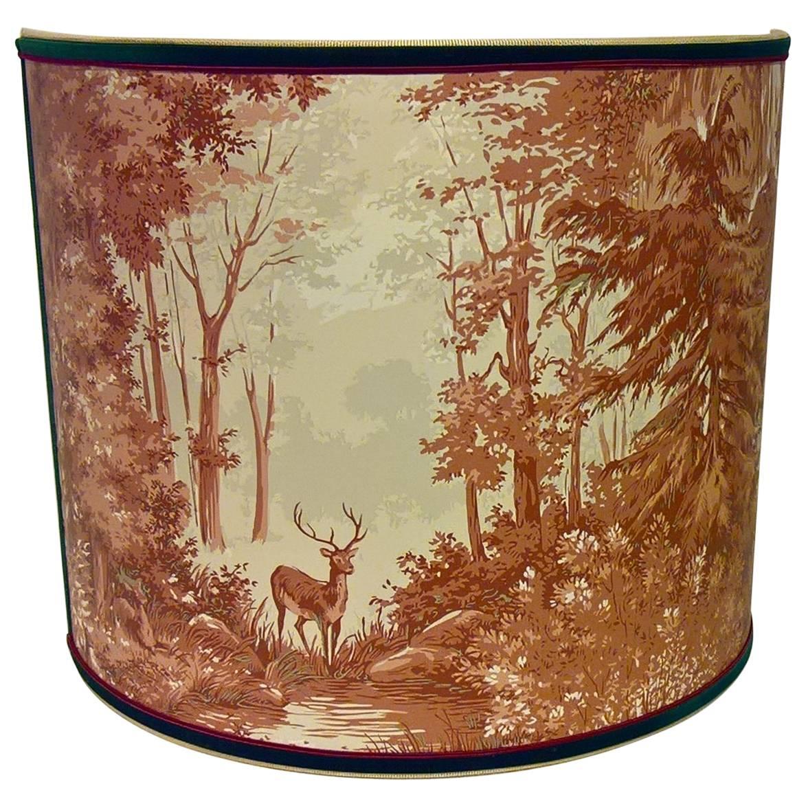 Black Forest Wall Light Shade Wallpaper With A Hunting Scene Sofina Kitzbuehel