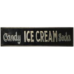 Early Ice Cream Sign Americana Advertising 1