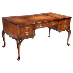 Very Good Quality Antique Walnut Partners Desk