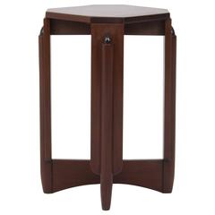 Stylish and Rare Art Deco Amsterdam School Occasional Table by Hildo Krop