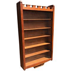 Early 1900s Mission Style Large Hanging Display or Wall Cabinet 3