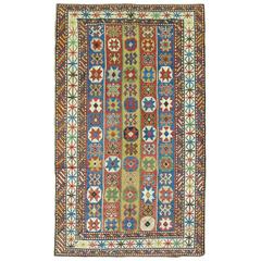Decorative Antique Caucasian Rug 1