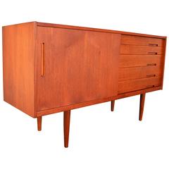Nils Jonsson for Troeds Teak Compact Buffet / Credenza / Sideboard