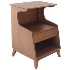 Heritage Henredon Walnut Nightstand End Table