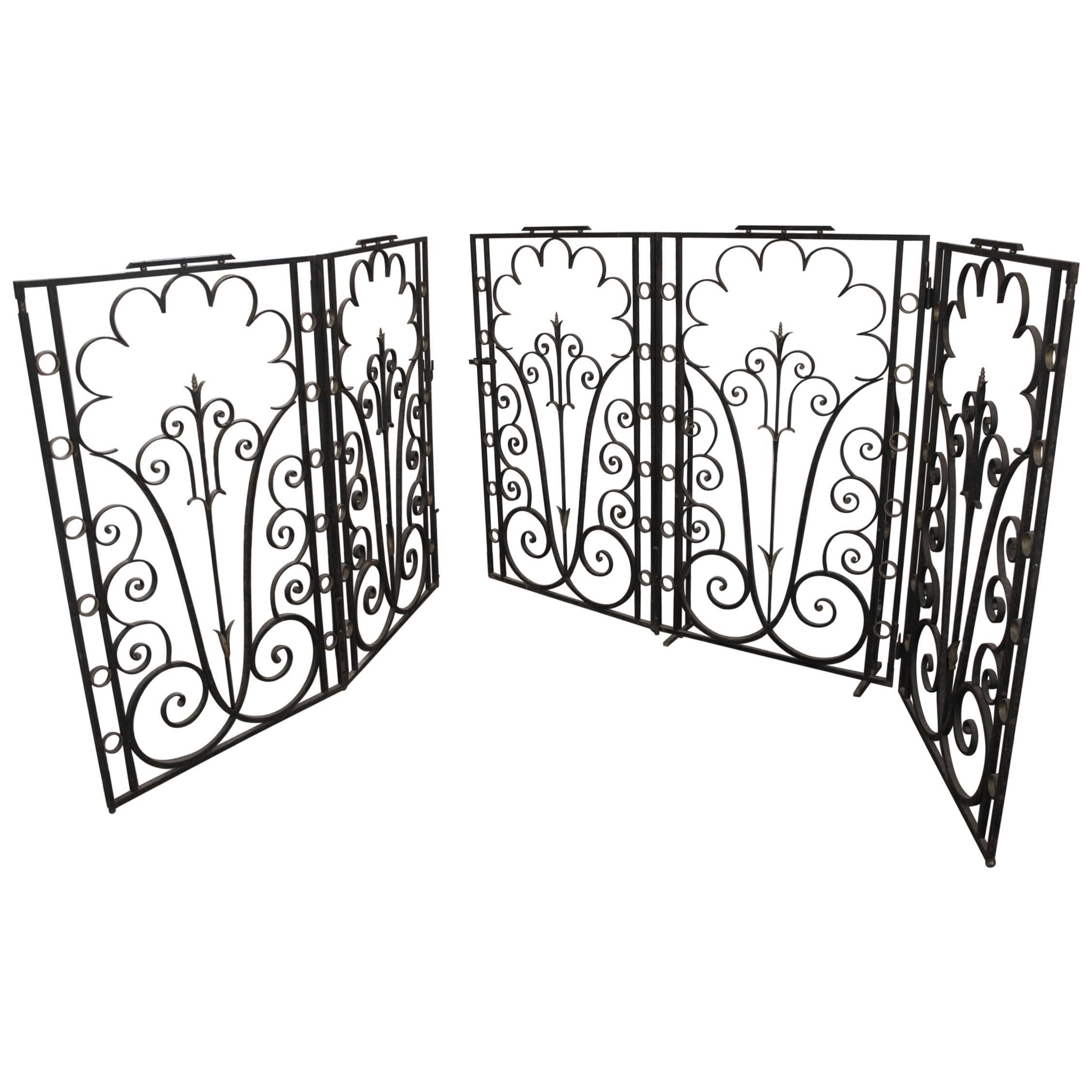 Set of Early 20th Century French Iron Gates