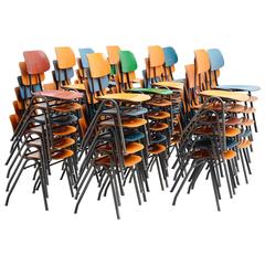 Stacking Chairs Set by Mauser Germany, 1970