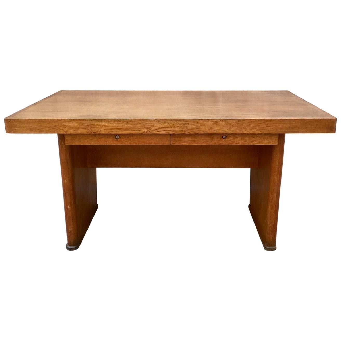 Mid-Century French Pierre Chapo Style  Desk Table