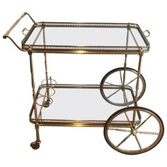 1940s French Neoclassical Style Bar Cart